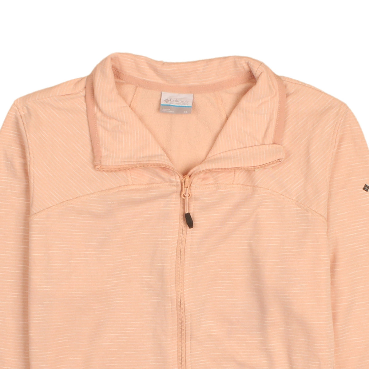 Columbia Women Peach Full Zip Lightweight Sweatshirt XL