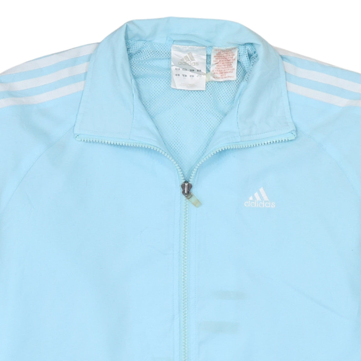 Adidas Boys Blue Track Jacket Size 10 Years Full Zip Sportswear