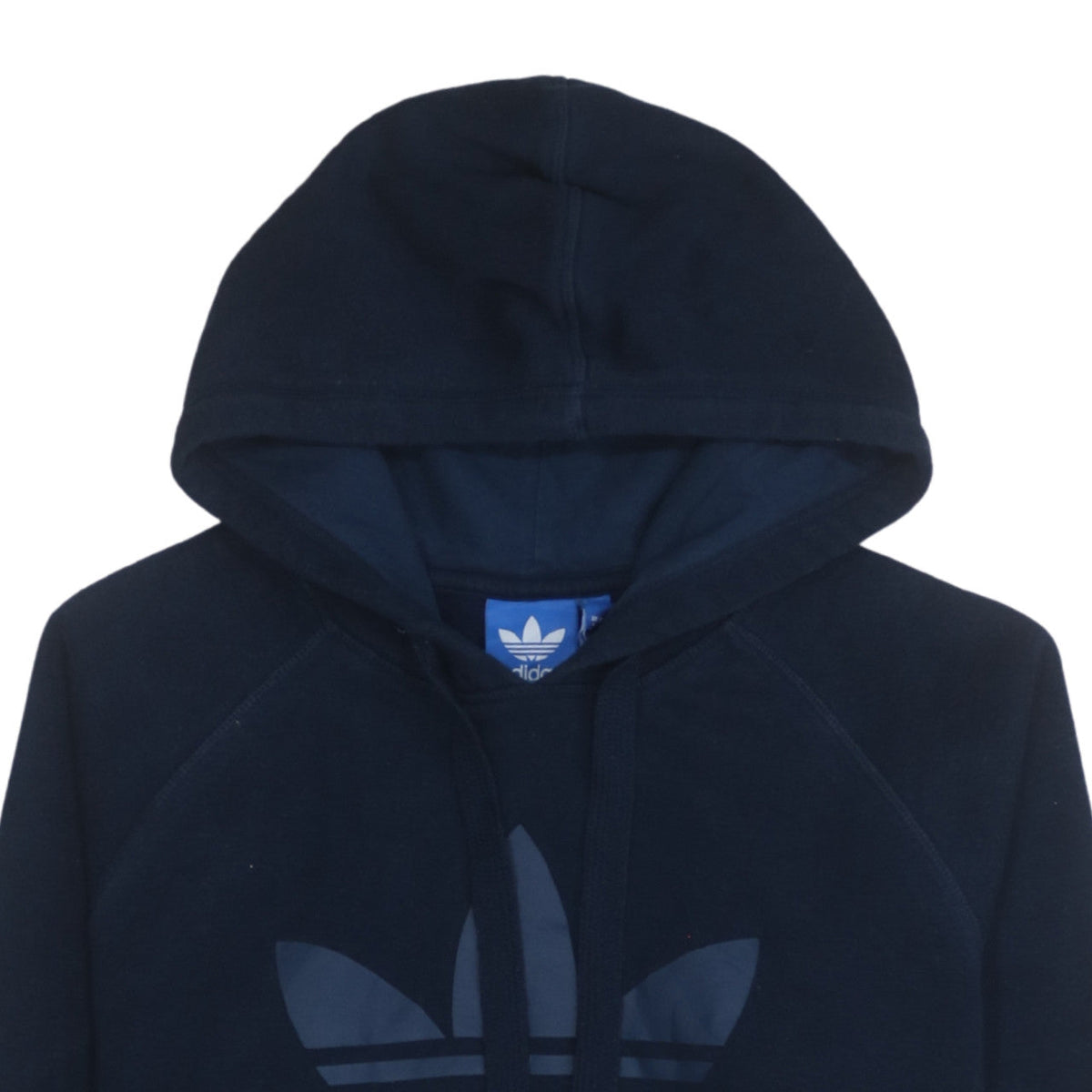 Adidas Men's Blue Pullover Hoodie Size S Regular Fit Logo Design