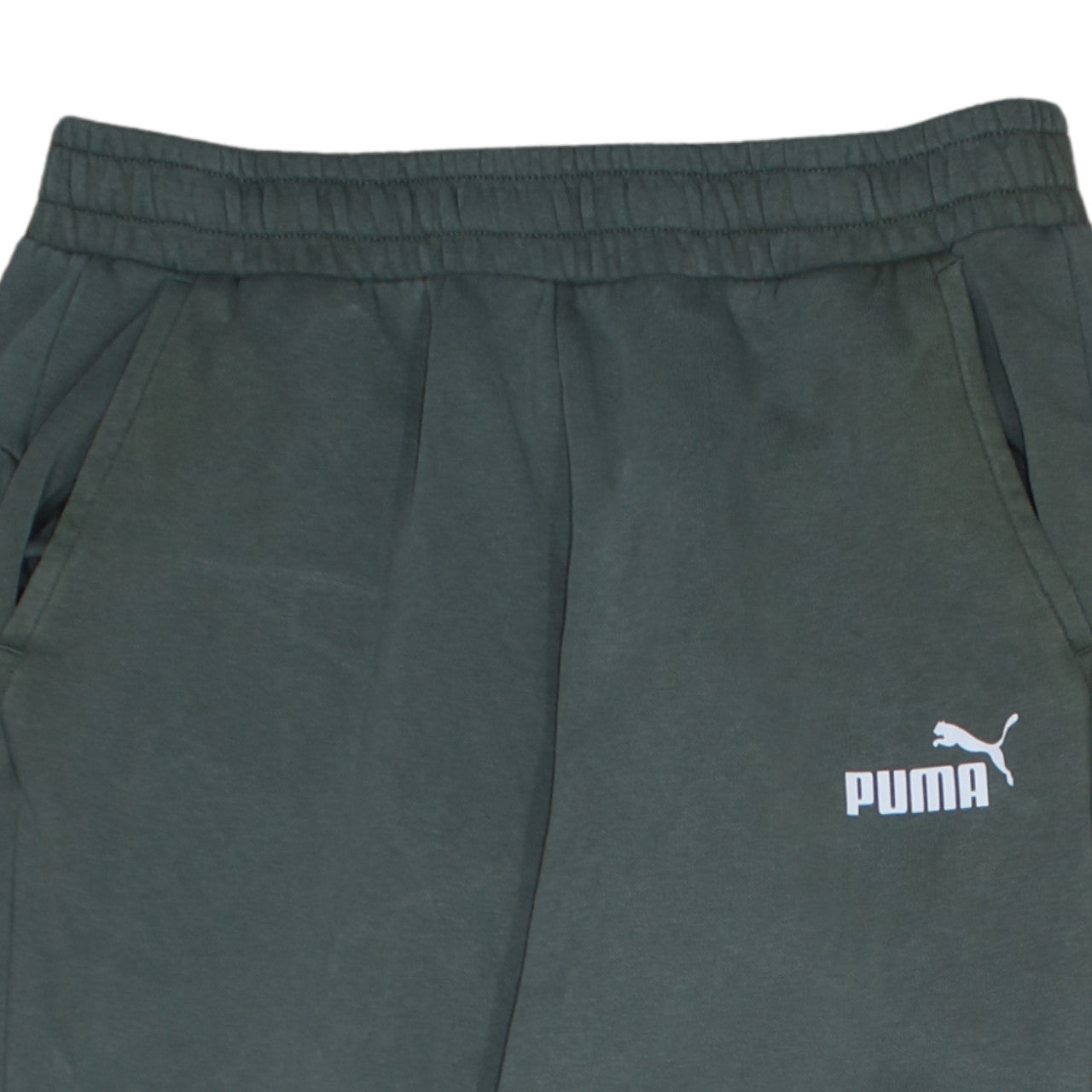 Puma Men’s Green Logo Jogger Sweatpants Size L