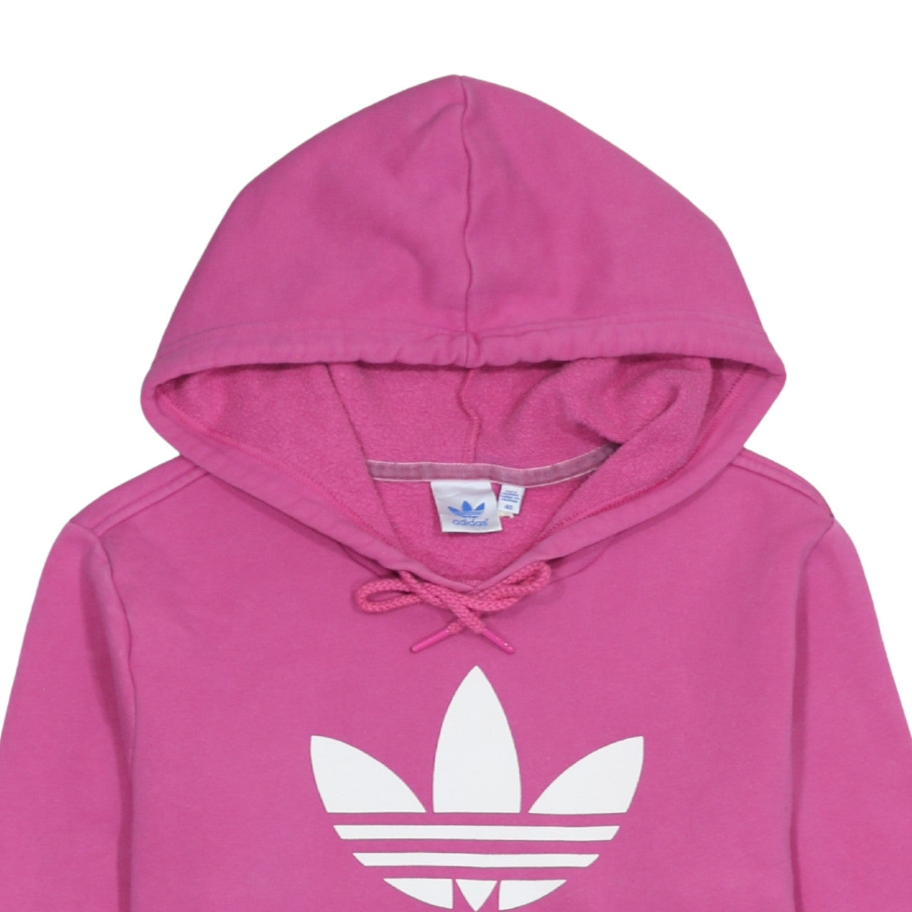 Adidas Womens Pink Hoodie Size 12 Pullover Hooded Sweatshirt