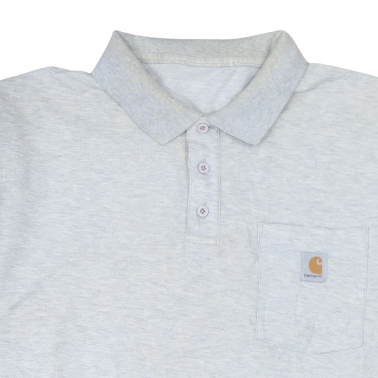 Carhartt Men's Grey XL Regular Fit Short Sleeve Polo Shirt