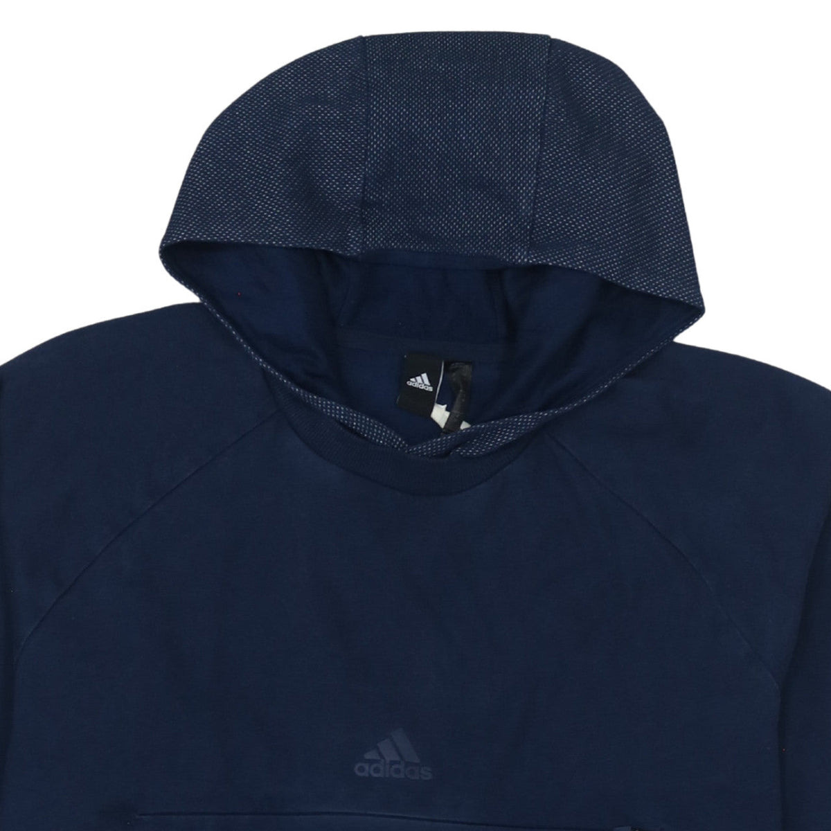 Adidas Men's Navy Blue Long Sleeve Pullover Hoodie Size L