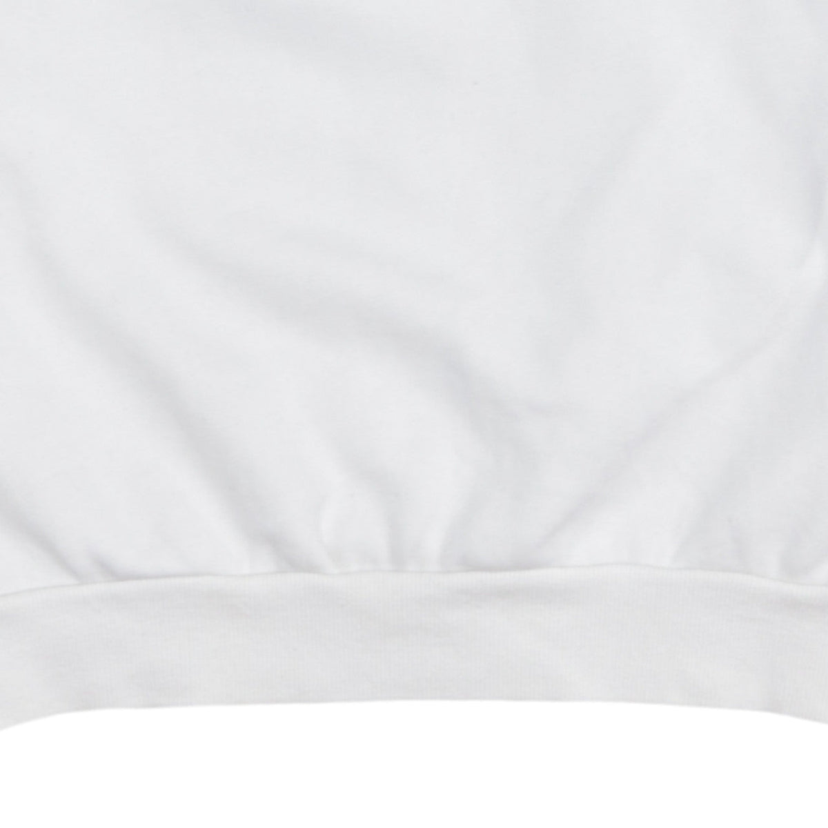 Puma Women's White Small Logo Crew Neck Pullover Sweatshirt
