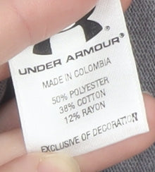 Under Armour Men's Grey XL Lightweight V-Neck Pullover Hoodie