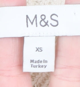 Marks and Spencer Womens Ivory Open Knit Cardigan XS