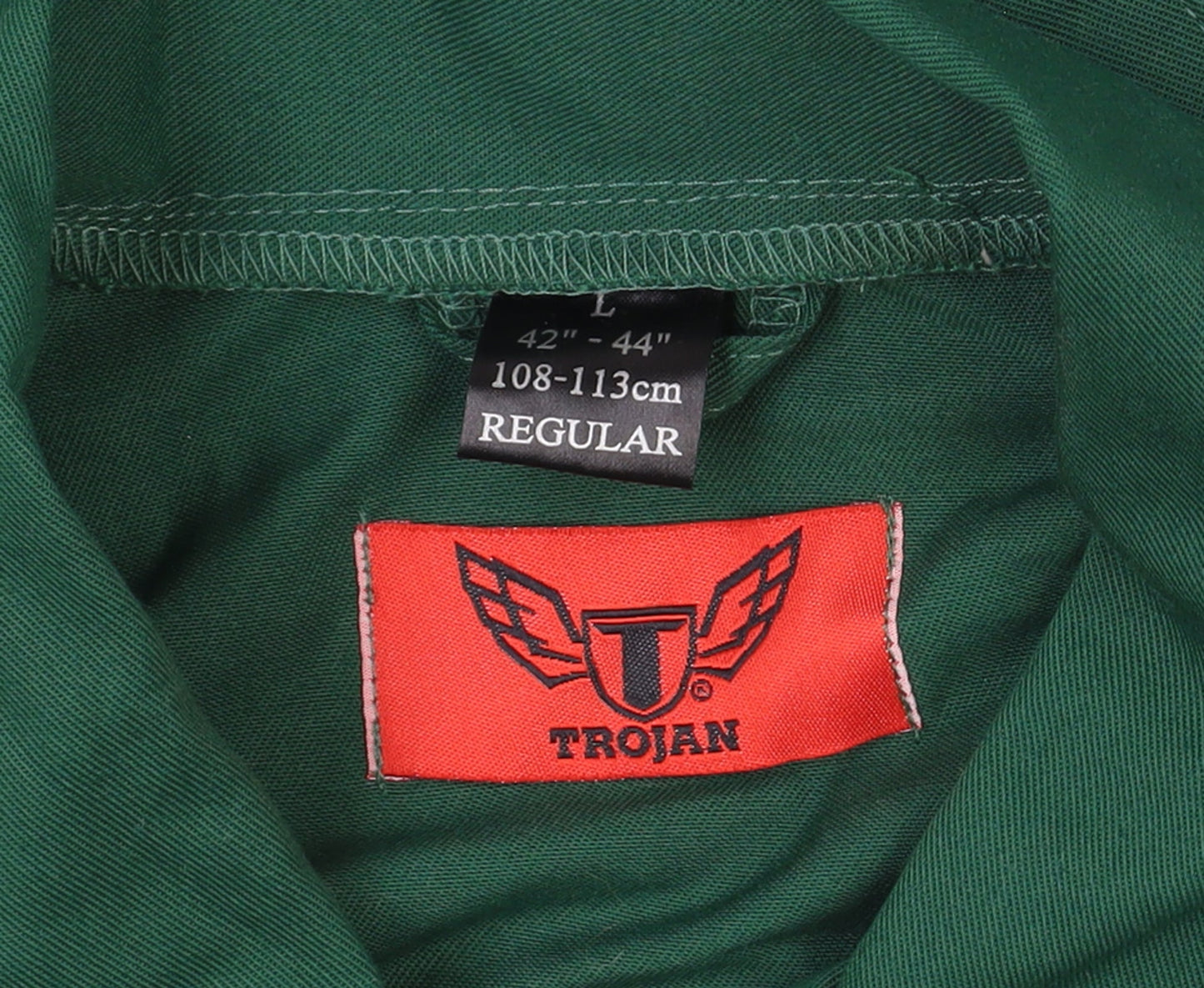 Trojan Men's Green Cargo Workwear Trousers L Regular Fit