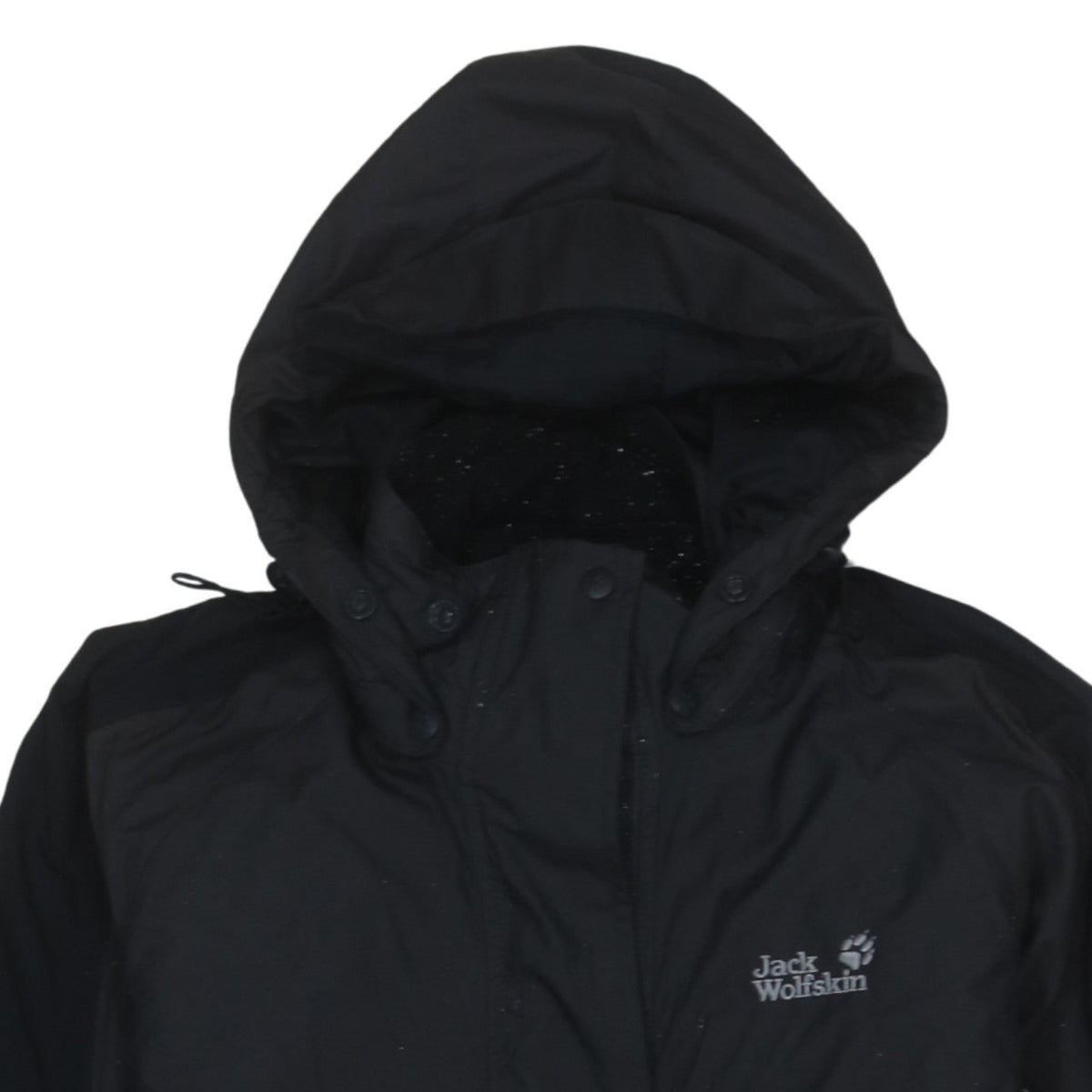 Jack Wolfskin Men's Black XS Waterproof Hooded Parka Jacket