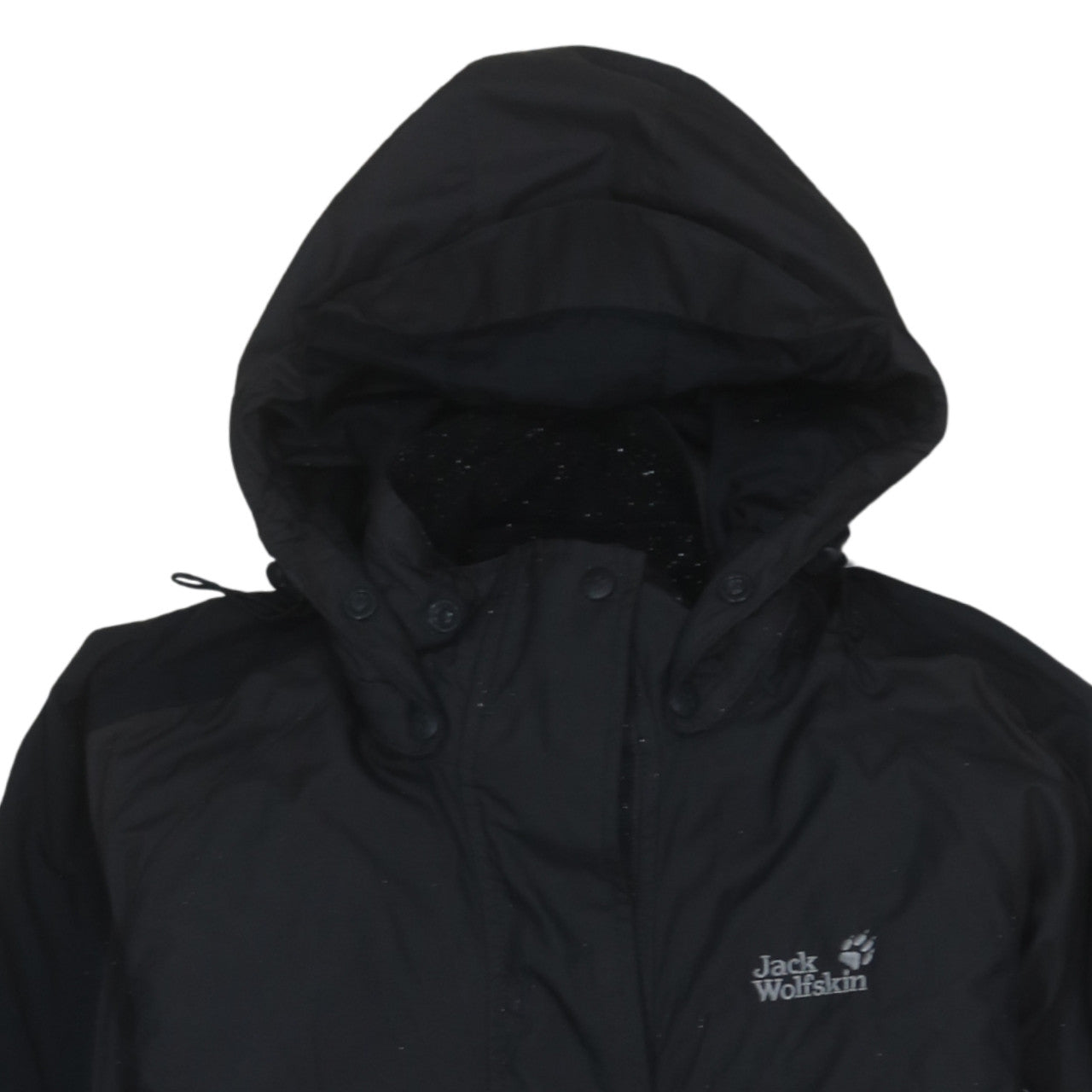 Jack Wolfskin Men's Black XS Waterproof Hooded Parka Jacket