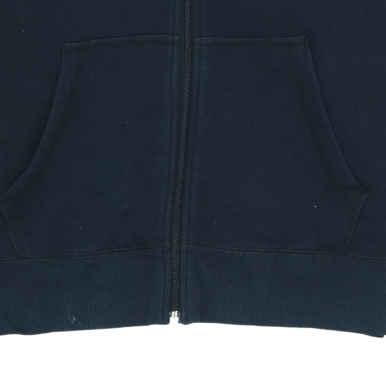 Nike Boys Black Full Zip Hoodie 13-15 Years Cotton Fleece Sportswear