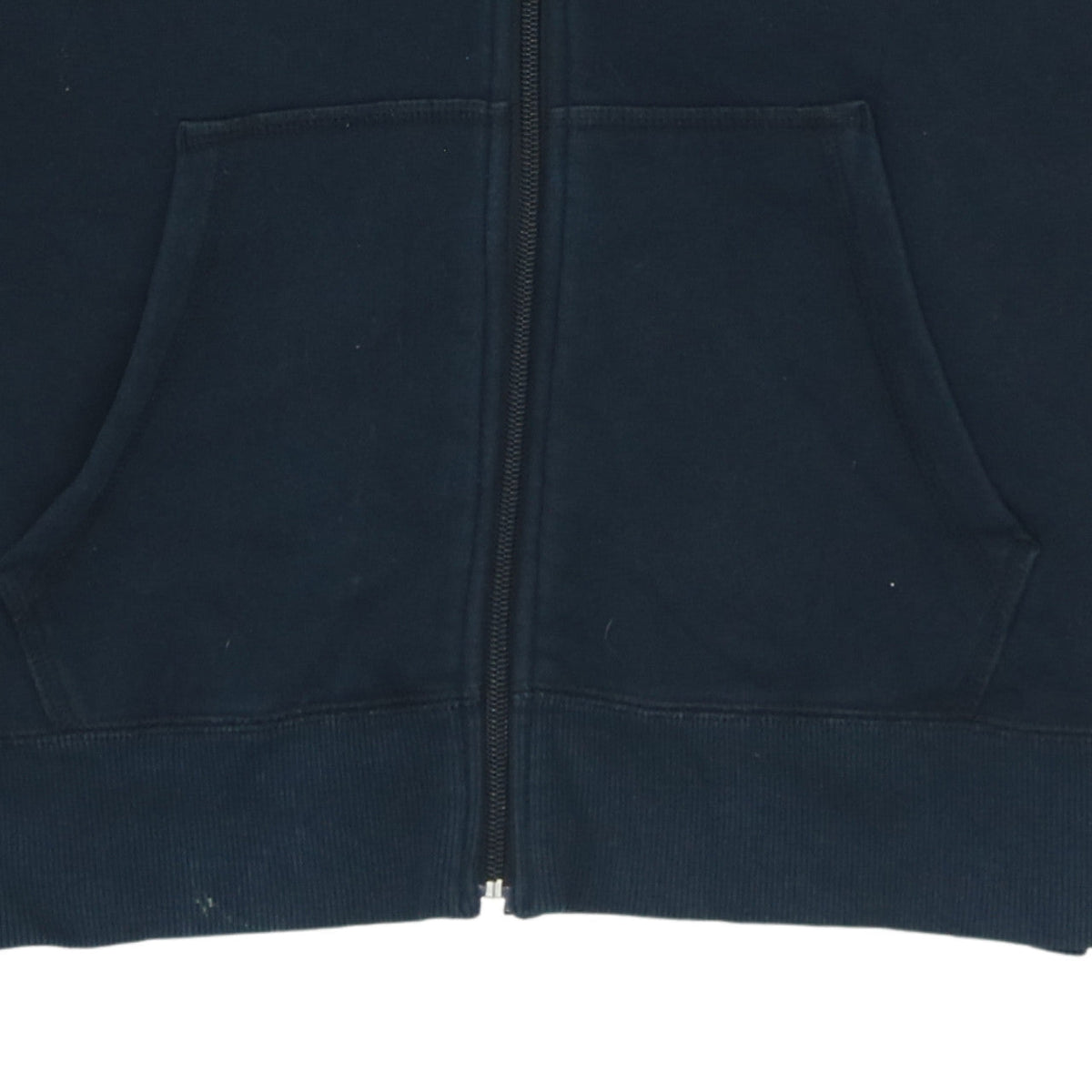 Nike Boys Black Full Zip Hoodie 13-15 Years Cotton Fleece Sportswear