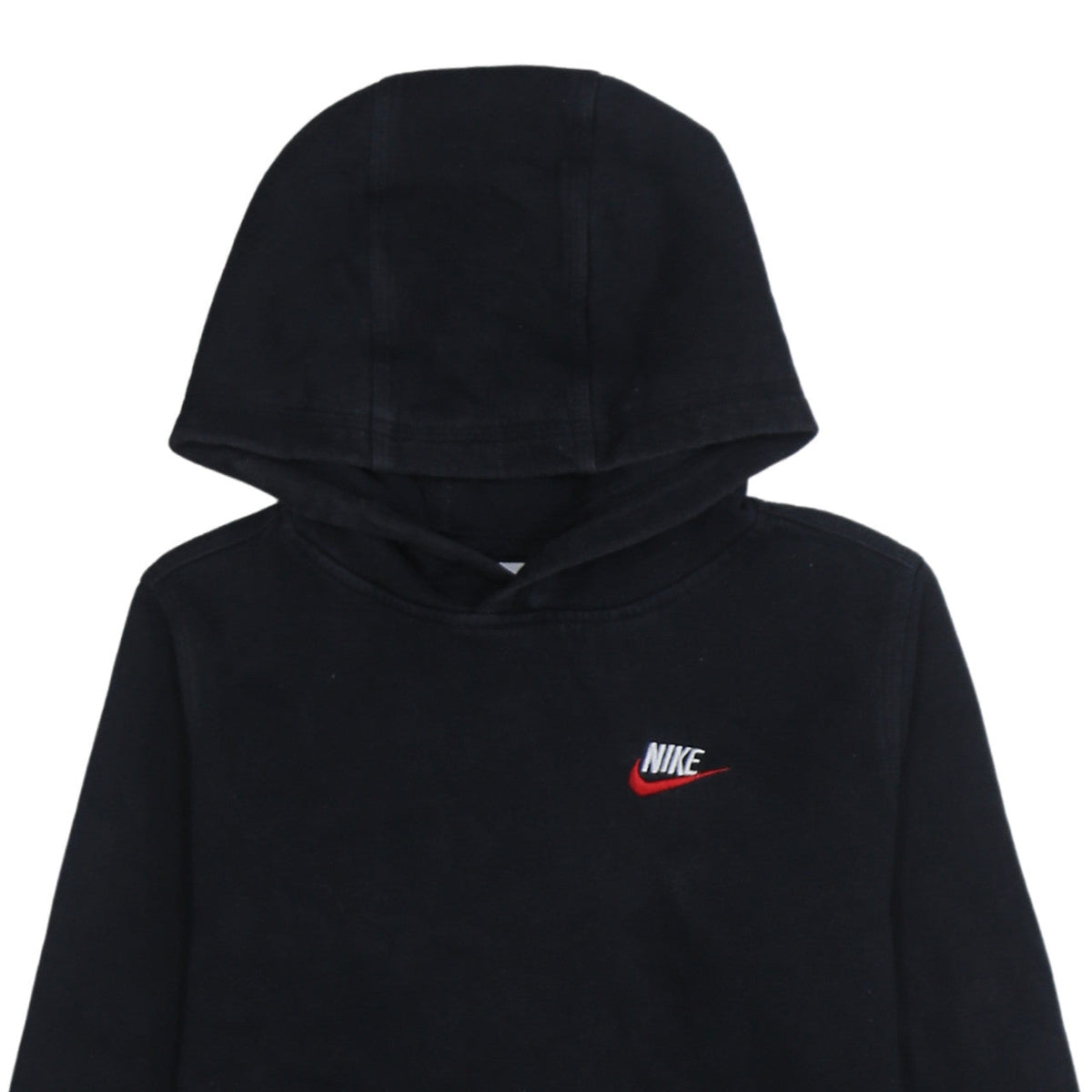 Nike Boys Black XL Pullover Hoodie Sweatshirt Fleece Lined Casual