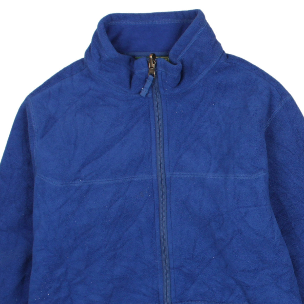 L.L. Bean Boys Blue Fleece Full Zip Jacket Size 14-16 Polyester