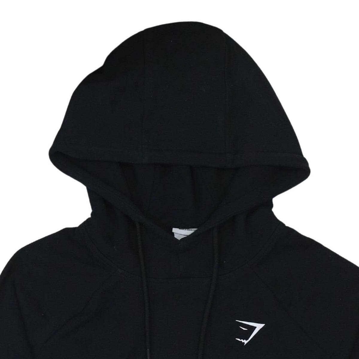Gymshark Women's Black Pullover Hoodie Size S Polyester Cotton Blend