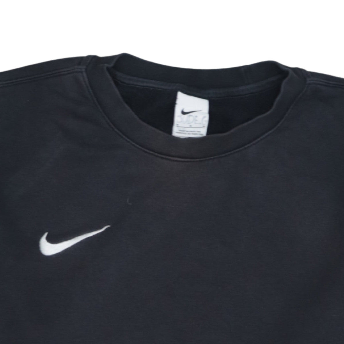 Nike Men's Black Pullover Sweatshirt M Crew Neck Fleece