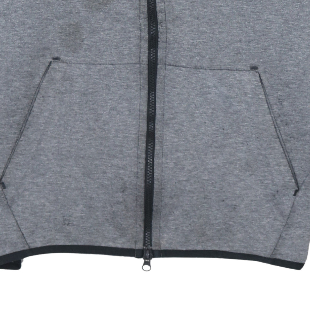 Nike Men’s Grey Full Zip Hoodie Sweatshirt Size S Sportswear