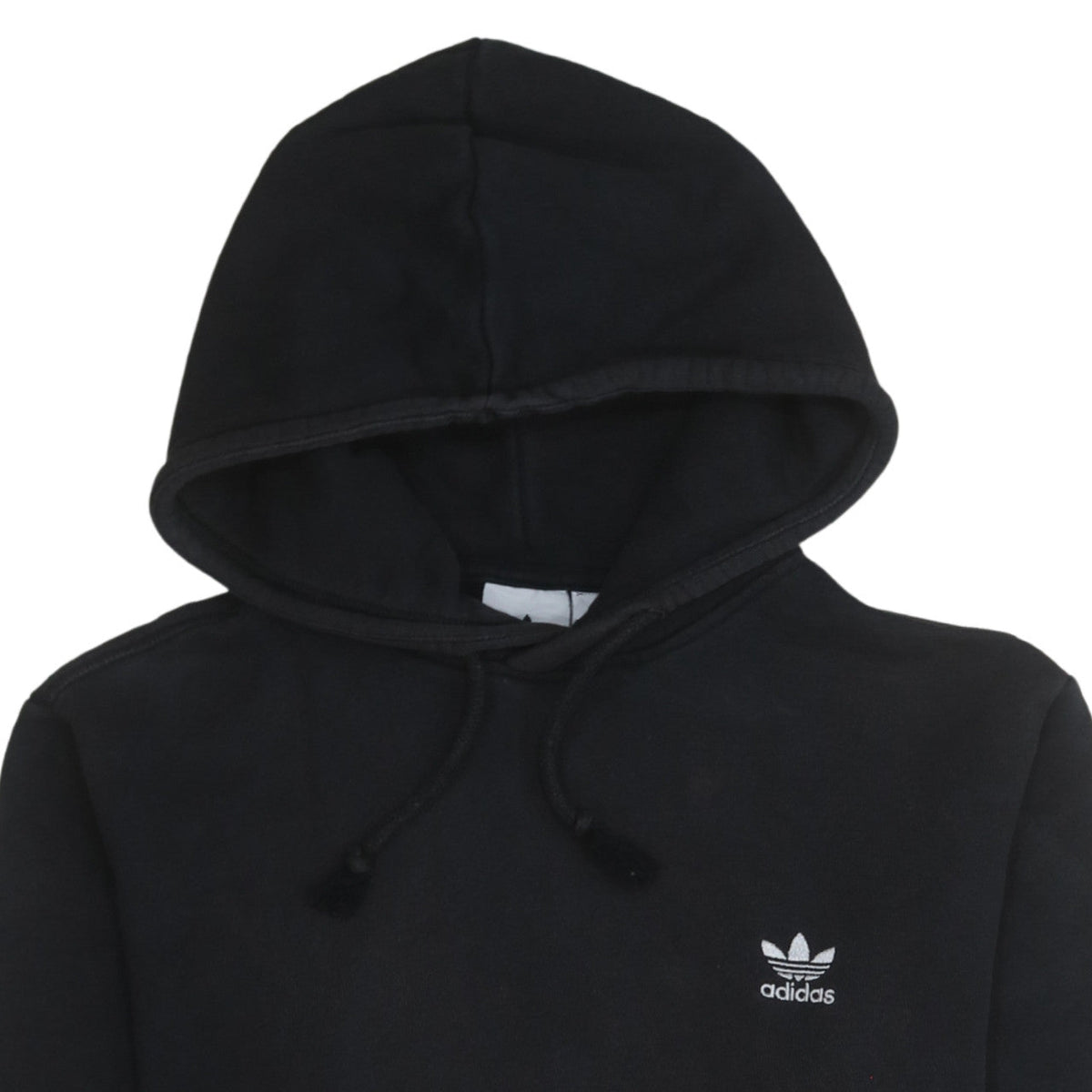Adidas Men Black Pullover Hoodie Size M Sports Fleece Sweatshirt