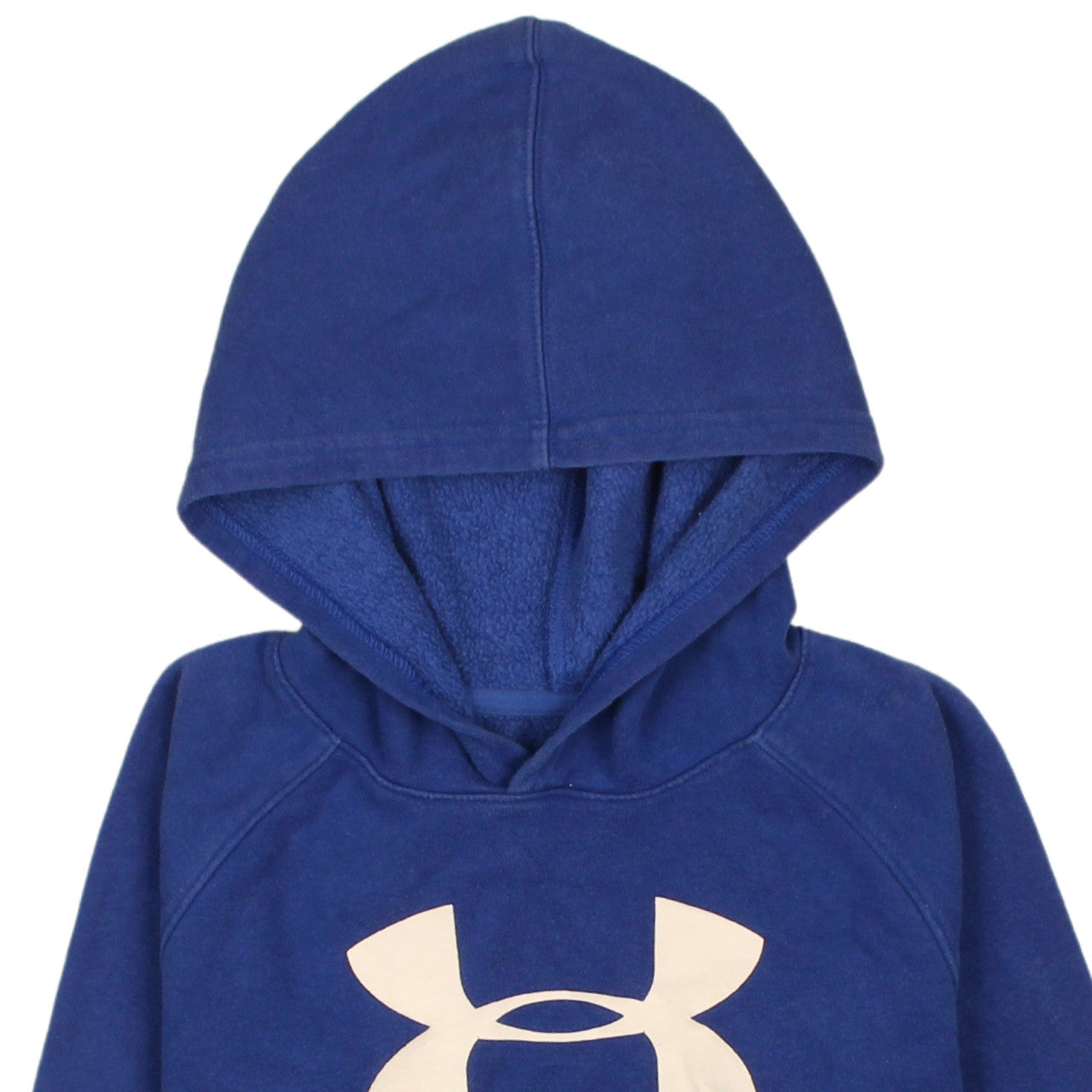 Under Armour Boys Blue XL Pullover Hoodie ColdGear Fleece Sweatshirt