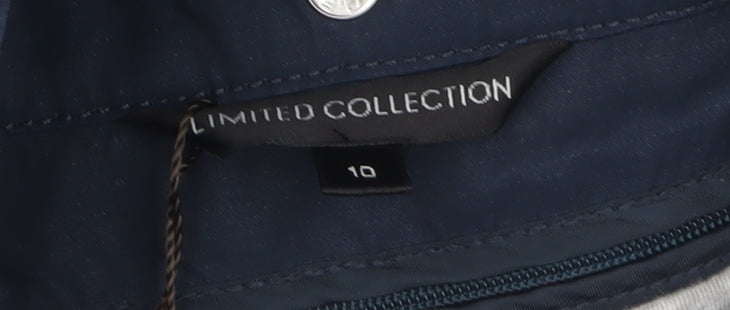 Marks & Spencer Women’s Navy Parka Jacket Size 10 Hooded Drawstring