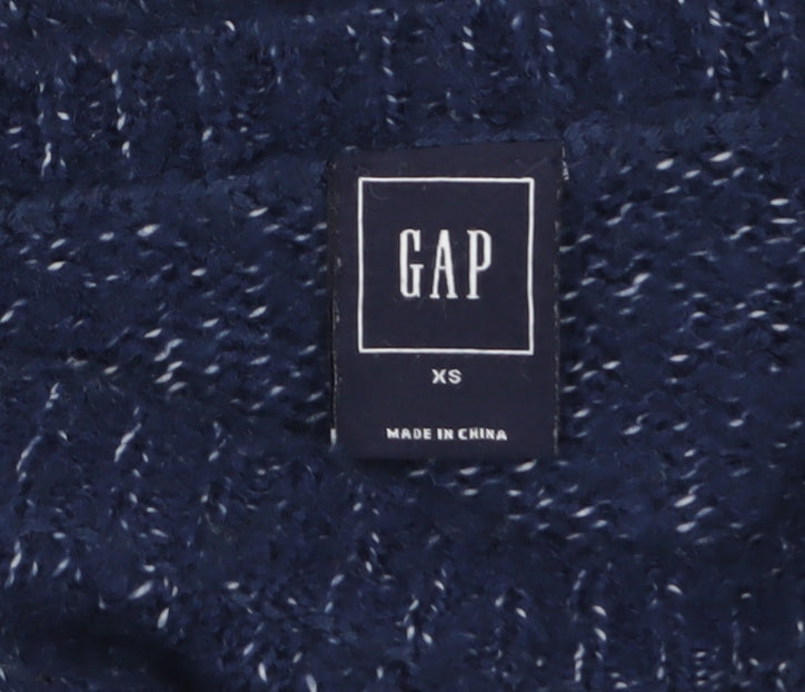 GAP Women’s Blue Chunky Knit Crew Neck Pullover Jumper XS