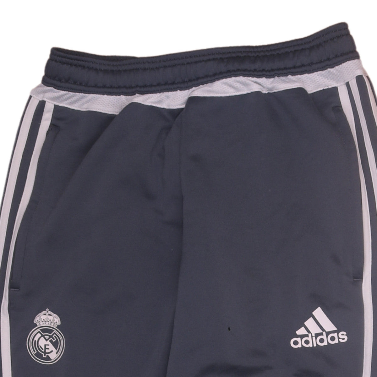 Adidas Men Black S Slim Fit Track Pants Real Madrid