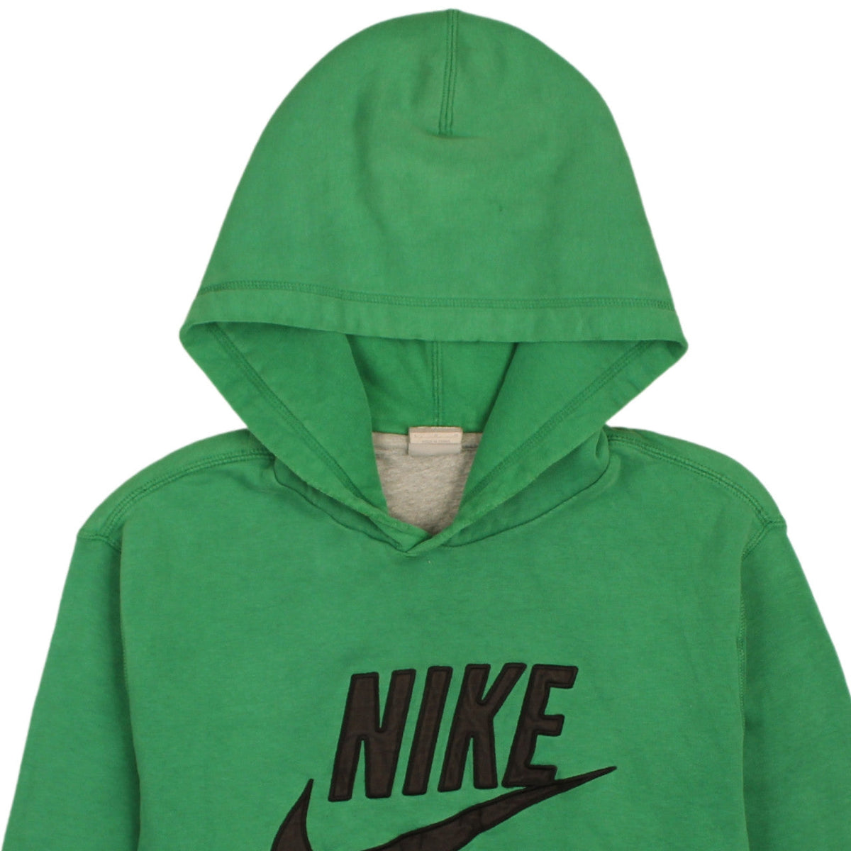 Nike Men's Green Pullover Hoodie L Sports Fleece Sweatshirt
