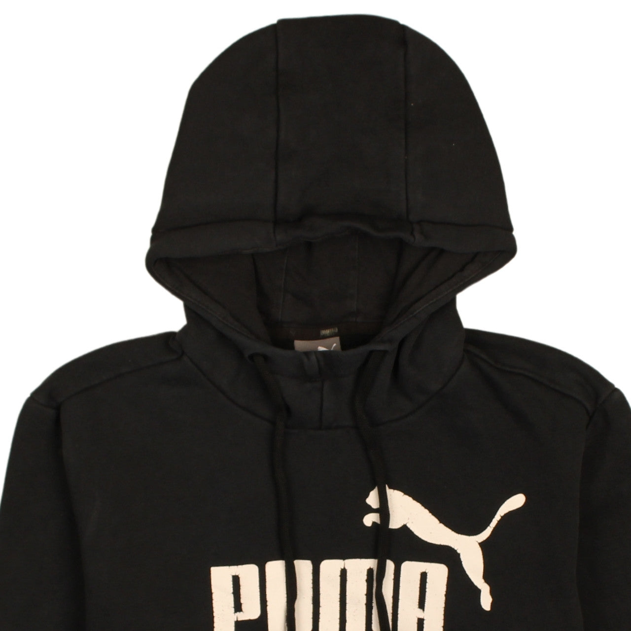 Puma Men's Black Pullover Hoodie Size S Sports Fleece Sweatshirt
