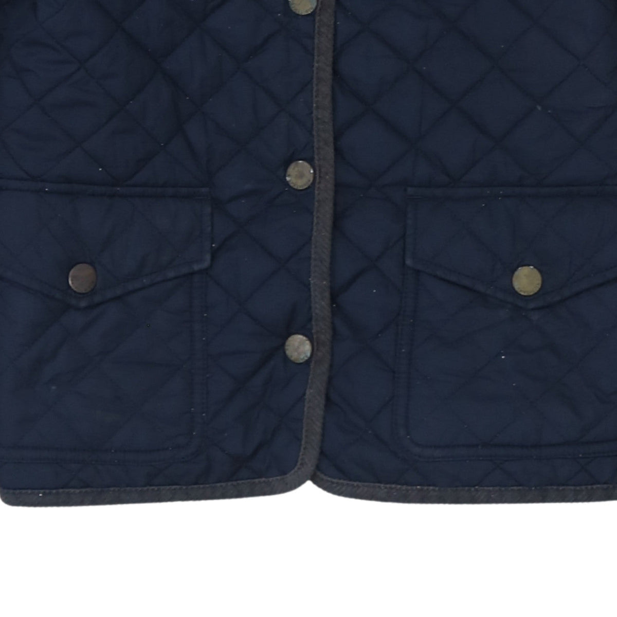 Ralph Lauren Girls Blue Quilted Mid-Length Jacket Size 16 Years