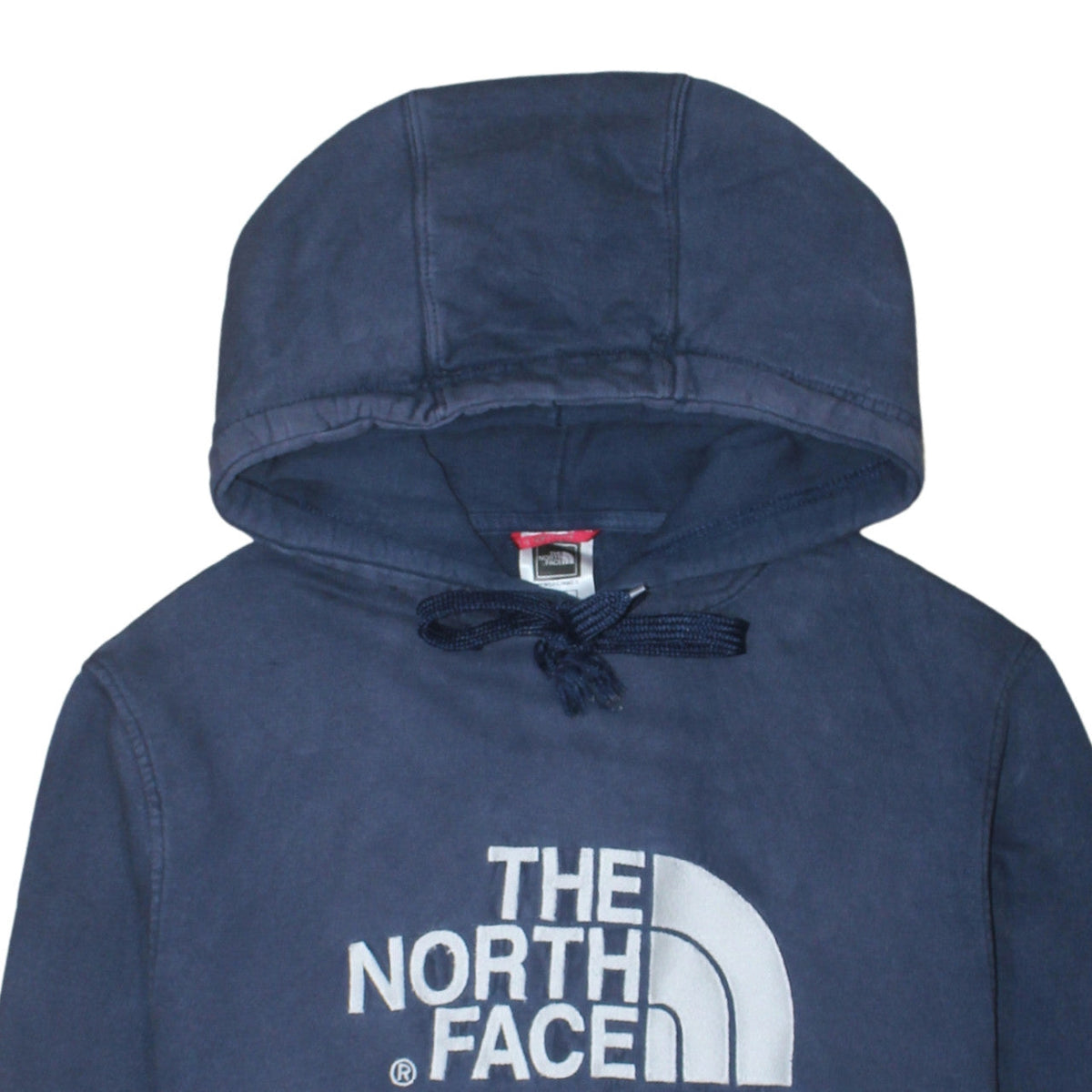 The North Face Mens Blue Pullover Hoodie Small Logo Sweatshirt
