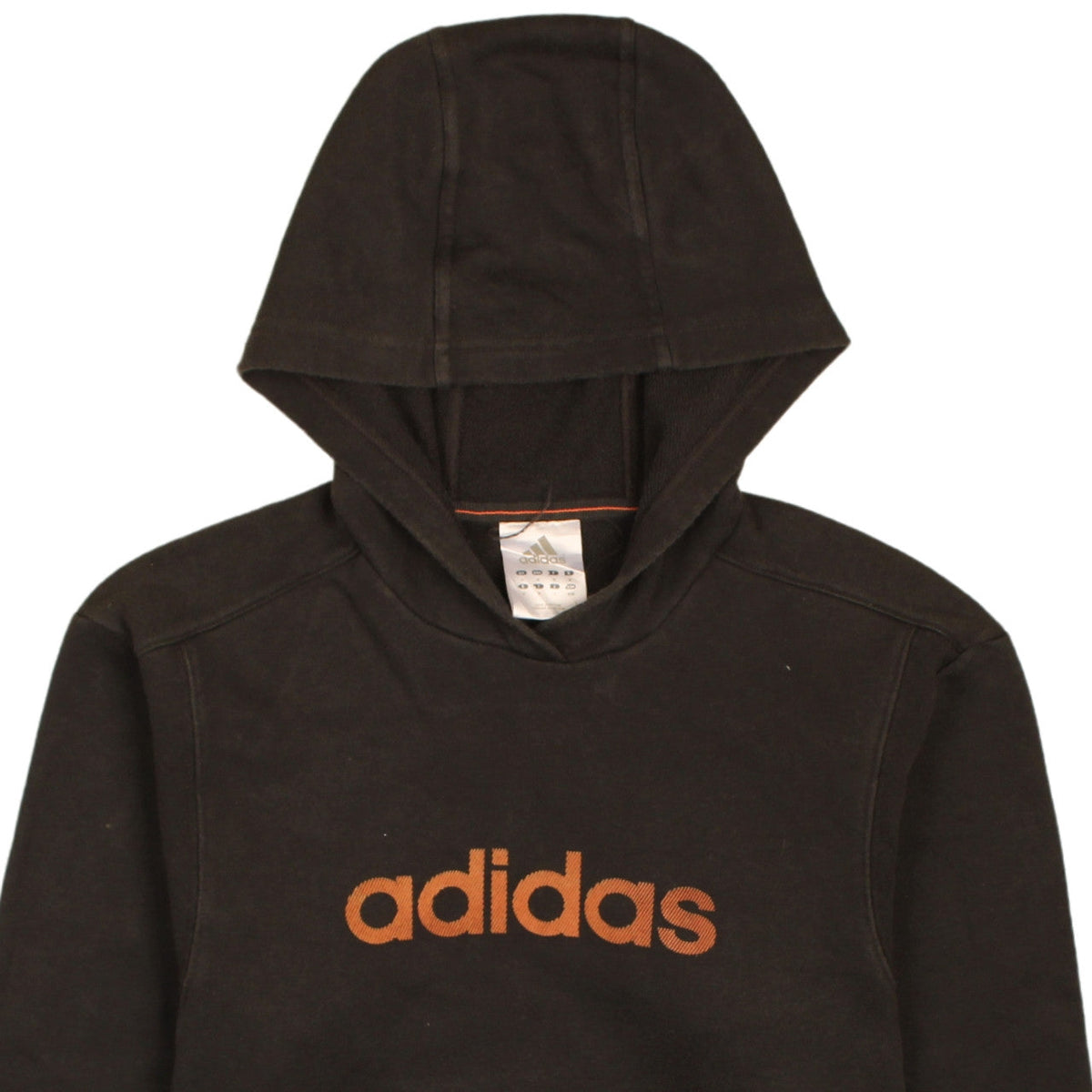 Adidas Men's Black Pullover Hoodie M Logo Fleece Sweatshirt