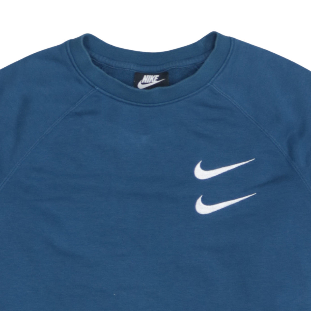Nike Boys Blue XL Pullover Sweatshirt Crew Neck Graphic Print Logo Top