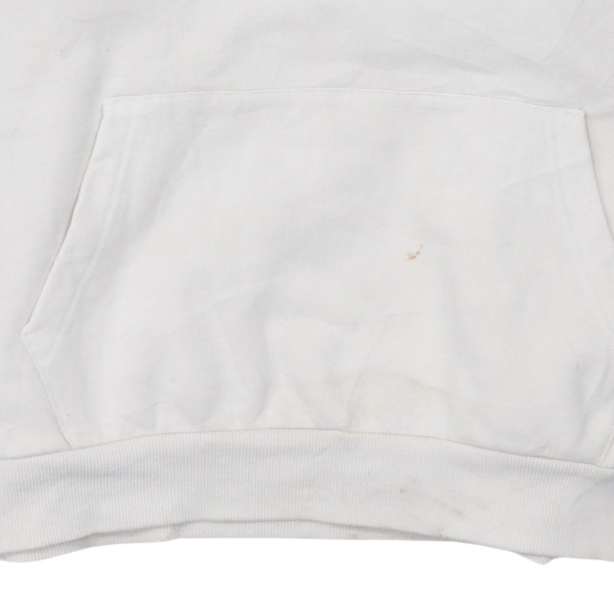 Tommy Jeans Men White Pullover Hoodie L Graphic Logo Cotton Blend