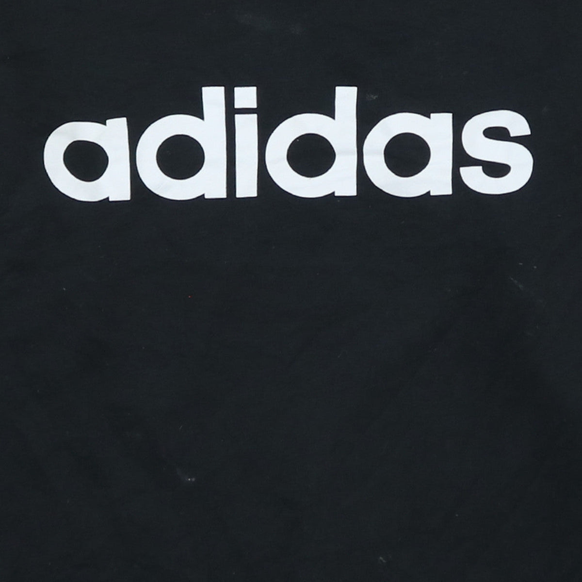Adidas Womens Black Crew Neck Logo Sweatshirt Size L 16-18