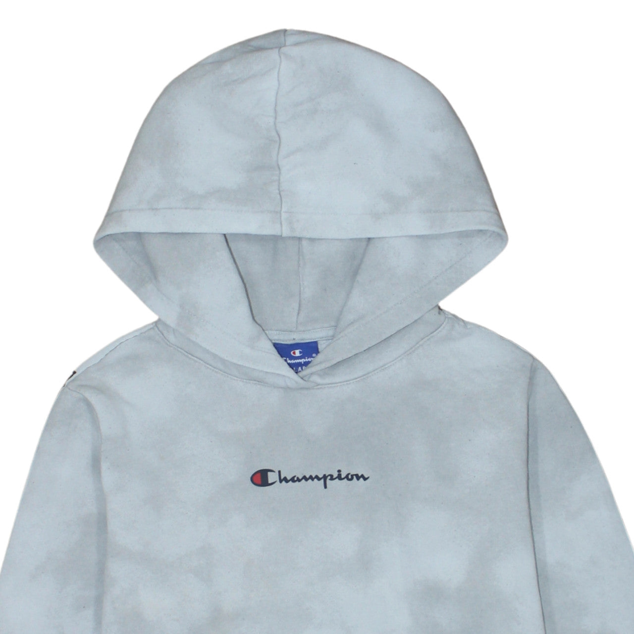 Champion Boys Grey 2XL Pullover Hoodie with Logo Fleece Sweatshirt