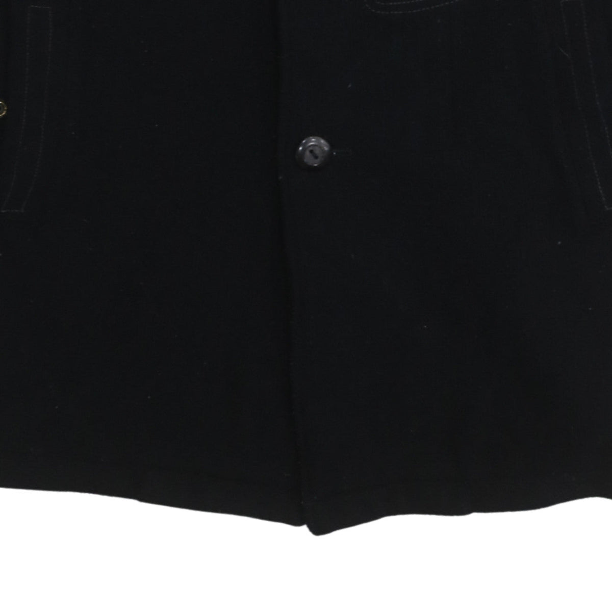 G-Star RAW Men's Black Wool Blend Overcoat L Regular