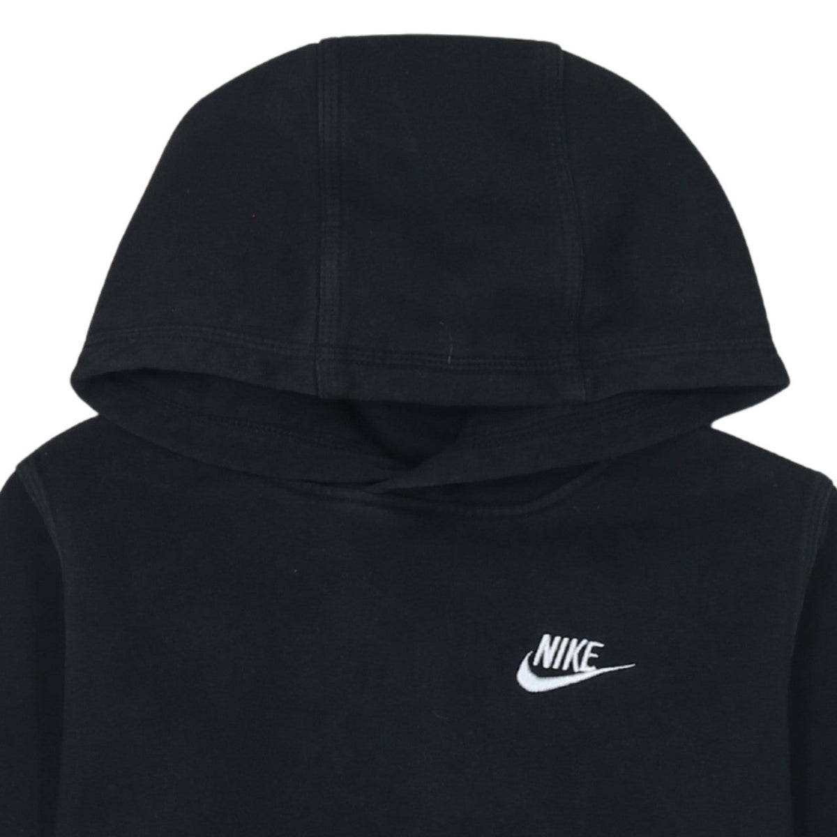 Nike Boys Black Pullover Hoodie L 147-158cm Fleece Sweatshirt
