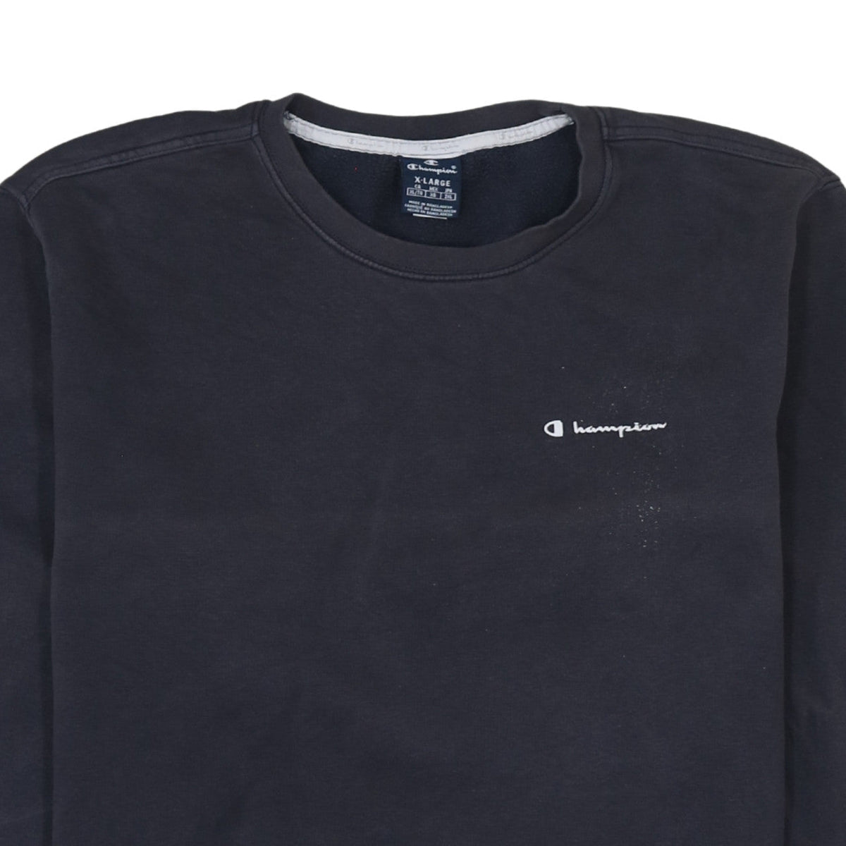 Champion Men's Black XL Pullover Crew Neck Sweatshirt
