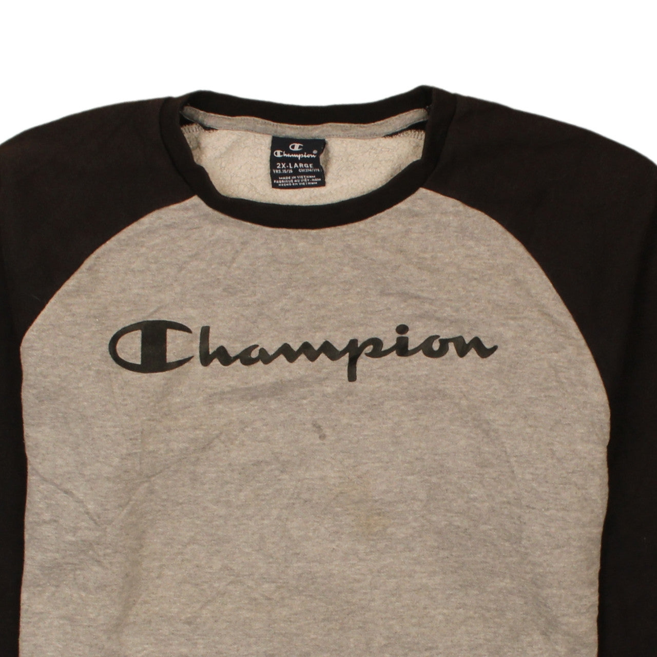 Champion Boys Grey & Black Pullover Sweatshirt 2XL 15/16 Years