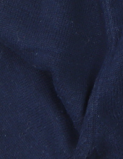 Easy Men’s Blue Collared Henley Knit Jumper Size S