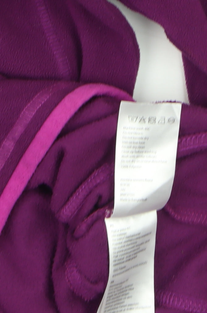 Mountain Warehouse Womens Purple Fleece Pullover Hoodie Size 14