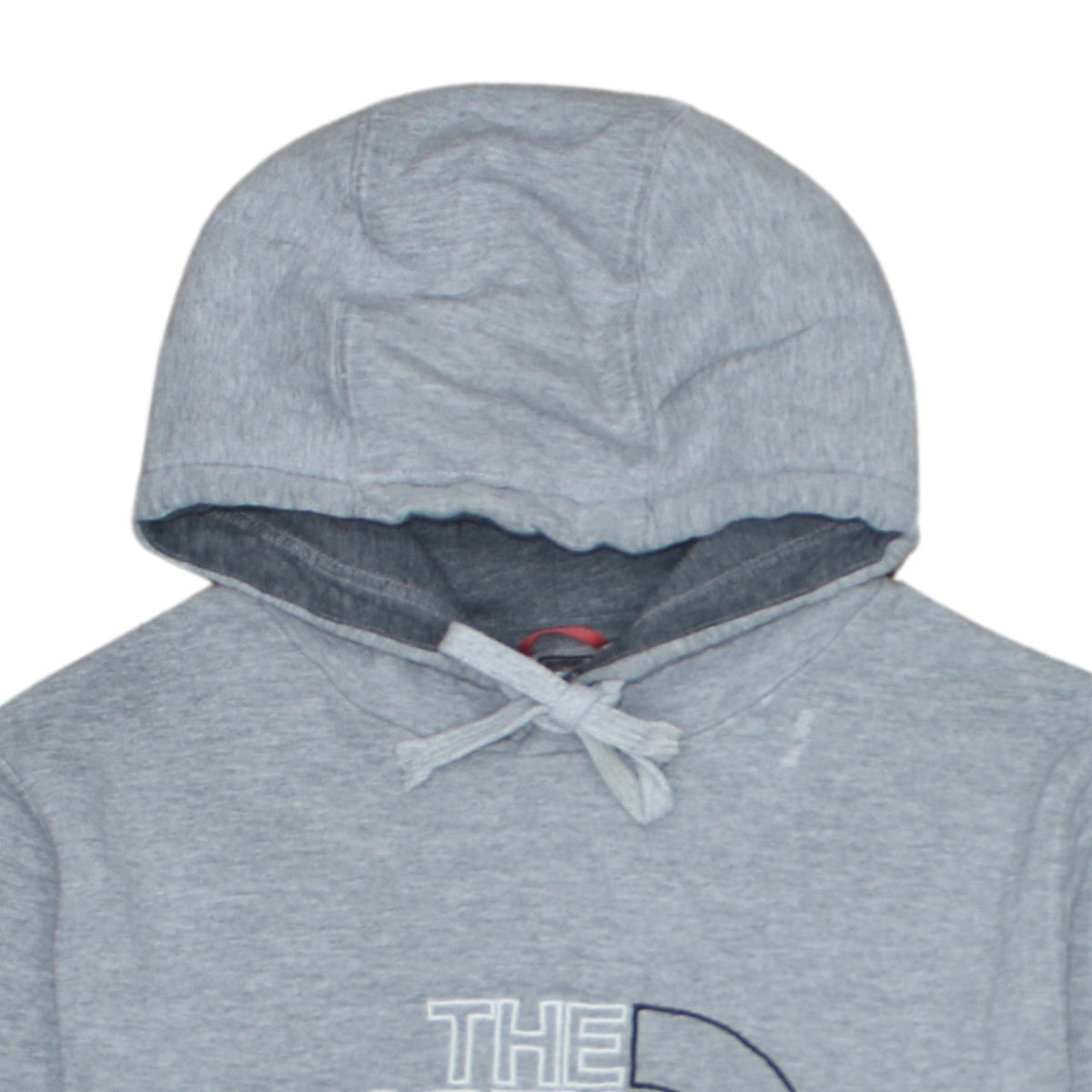 The North Face Men's Grey Pullover Hoodie Size M Embroidered Logo
