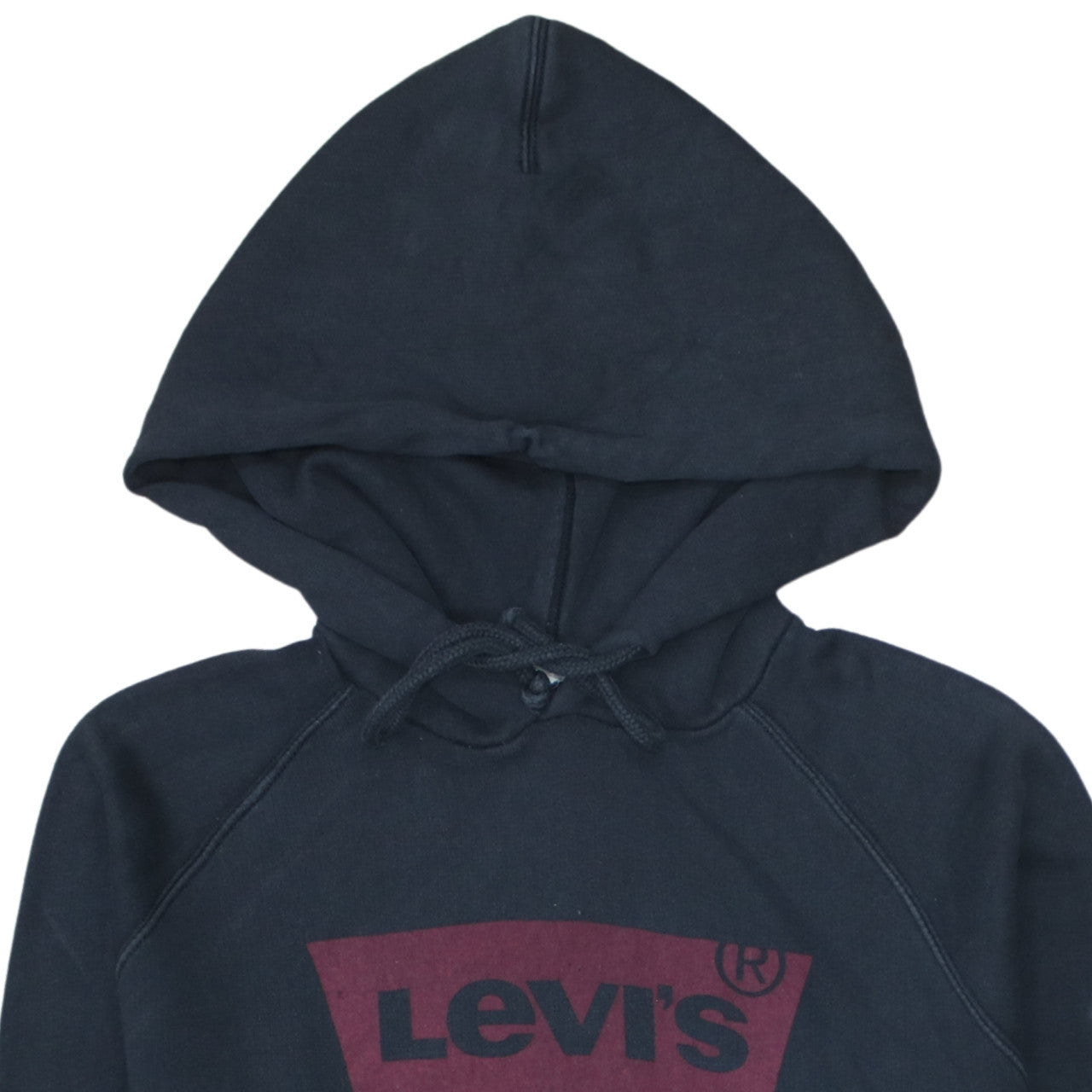 Levi's Mens Black Pullover Hoodie M Regular Fit Graphic Logo