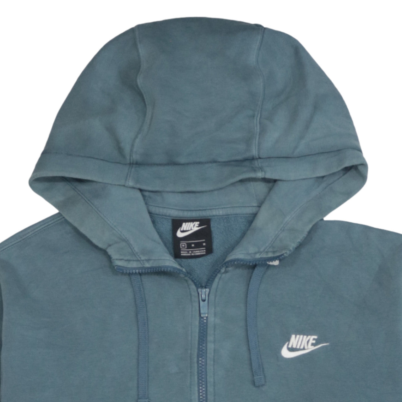 Nike Men's Blue Full Zip Hoodie Size M Sportswear