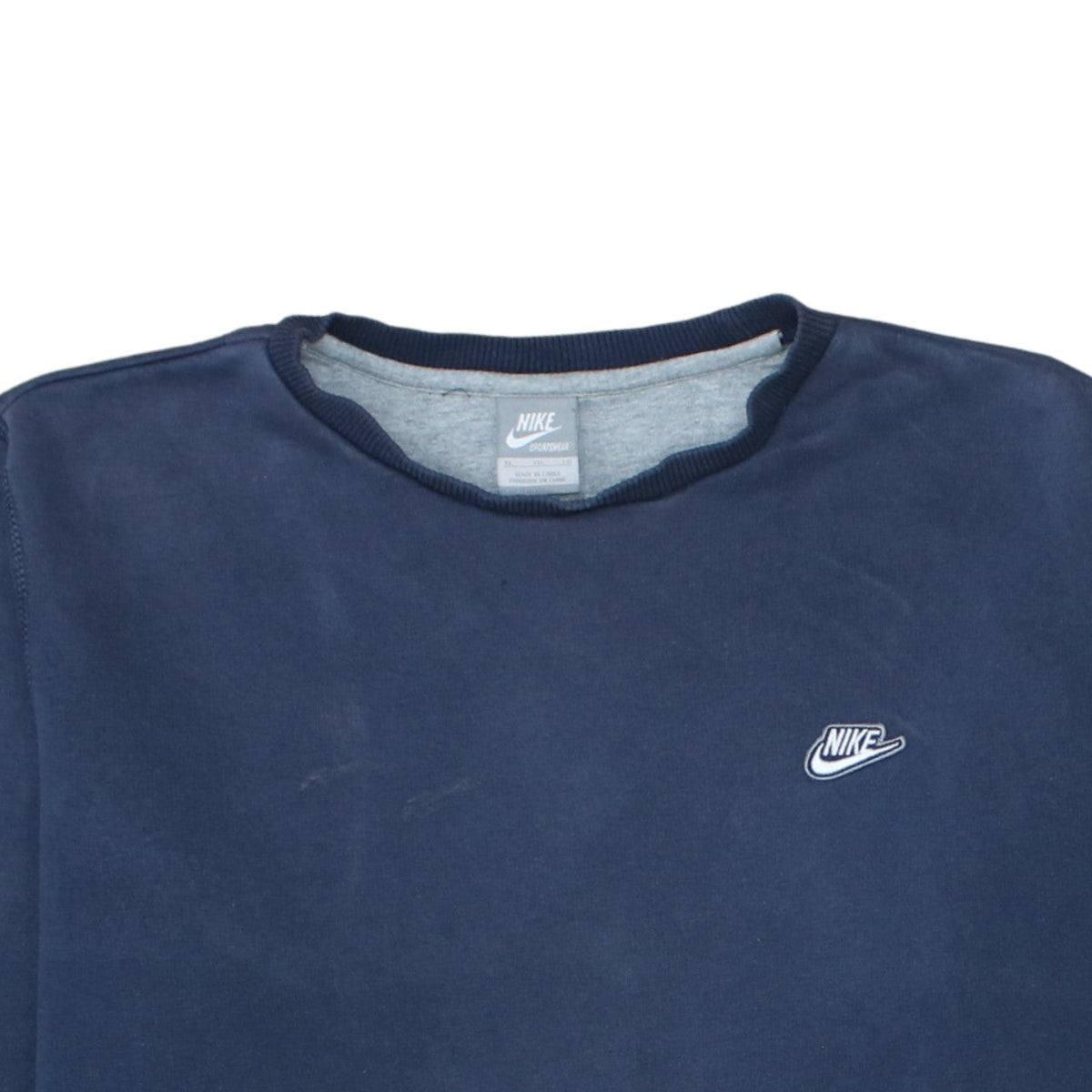 Nike Men's Blue XL Crew Neck Pullover Sweatshirt