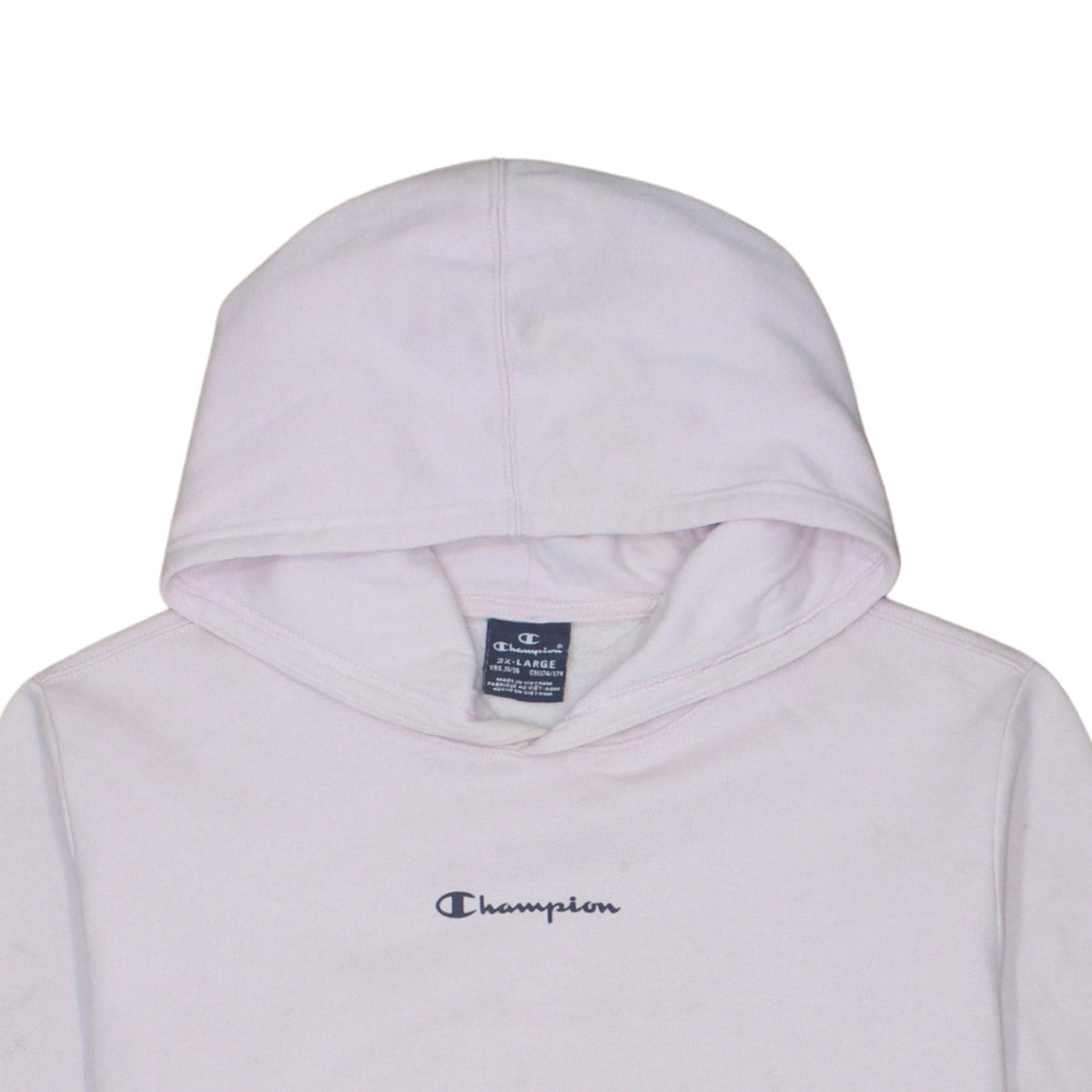 Champion Girls Pink Pullover Hoodie 15-16 Years Cotton Blend Logo Sweatshirt