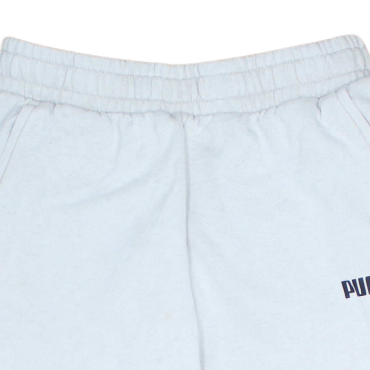Puma Boys White Jogger Sweatpants 15-16 Yrs Fleece Comfort Active Trousers