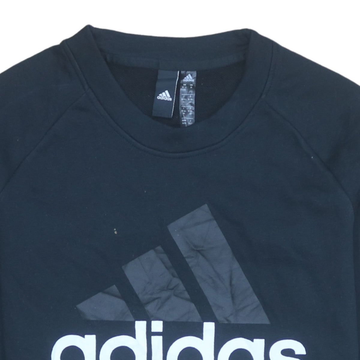 Adidas Women's Black Medium Pullover Sweatshirt Crew Neck Classic Fit