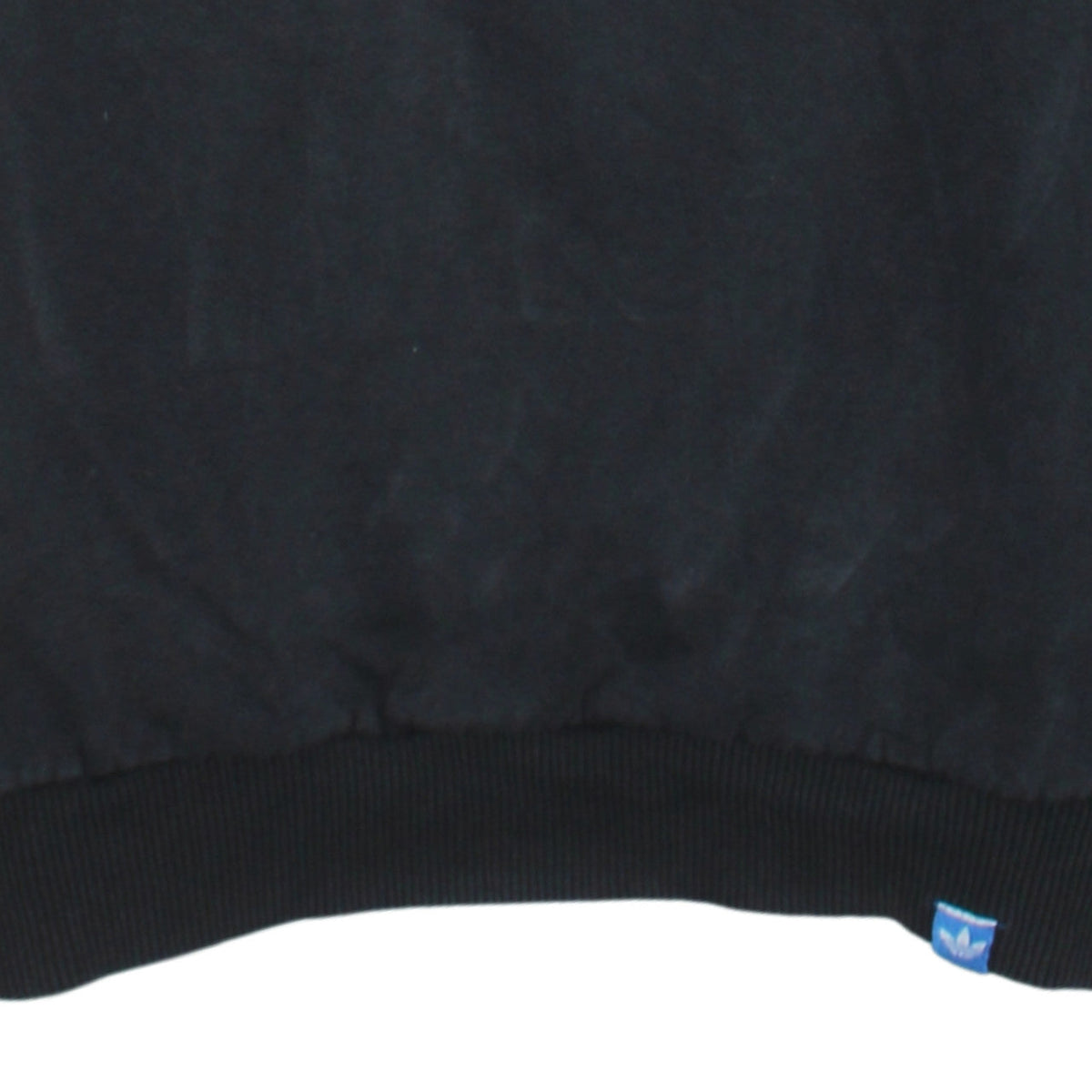 Adidas Men's Black Sequin Logo Pullover Sweatshirt Size S