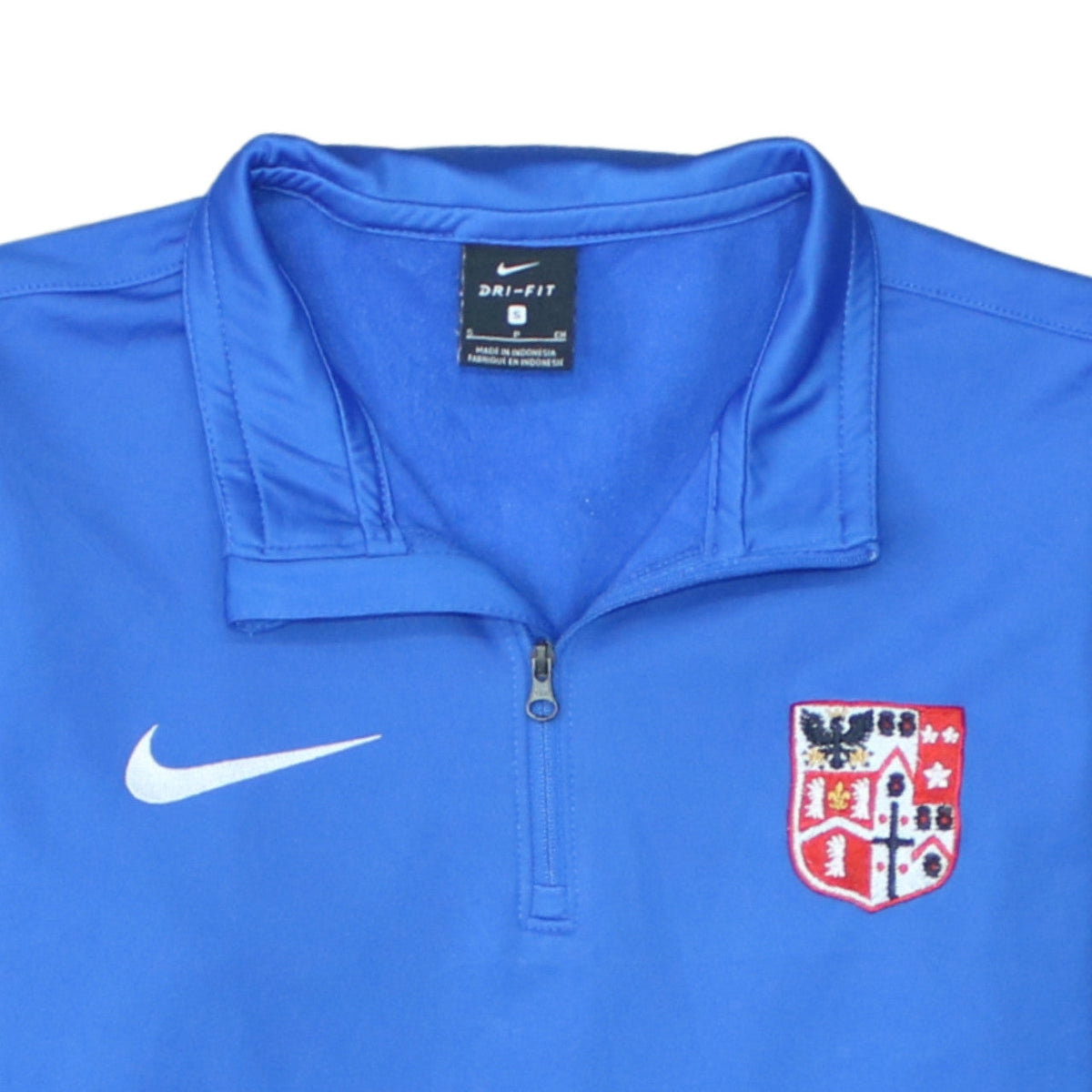 Nike Men's Blue Dri-Fit 1/4 Zip Athletic Sweatshirt Size S