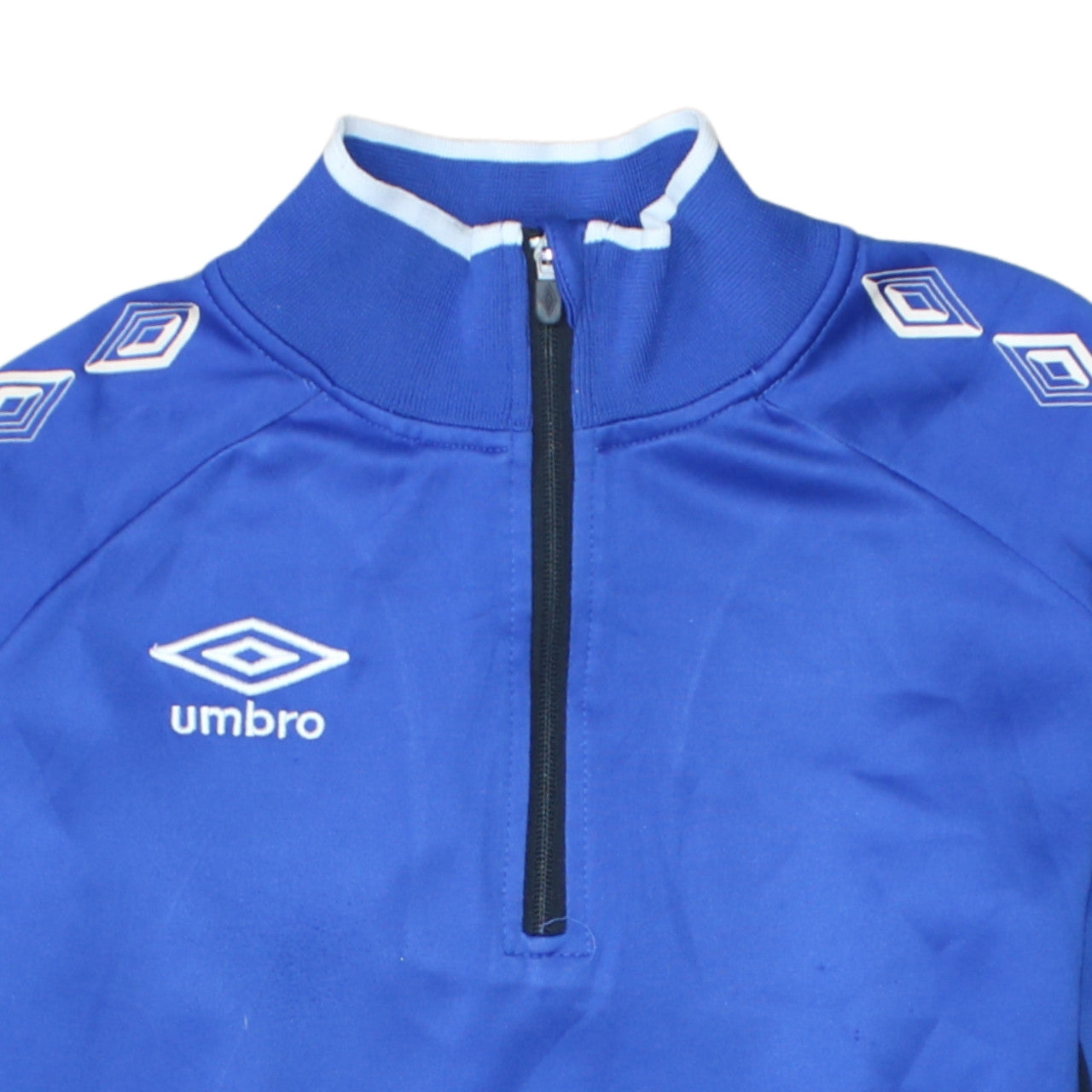 Umbro Men's Blue 1/4 Zip Performance Sweatshirt M